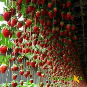 Клубника ампельная Анастасия купить по цене от 370р. в интернет-магазине «Посадика» с доставкой почтой в в Няганье и по всей России – [изображение №1].