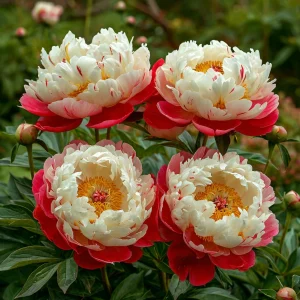 Пион Коралловый Каскад купить по цене от 490р. в интернет-магазине «Посадика» с доставкой почтой в в Няганье и по всей России – [изображение №1].